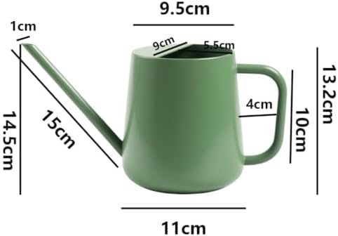 Watering Can for Indoor & Outdoor Plants, 35 oz/1000ml Watering Can with Metal Handle, Stainless Steel Garden Long Spout Watering Pot for Indoor House Plants Bonsai Flower Decorative - Image 3