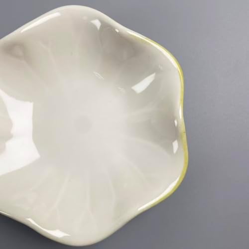 Jewelry Dish Tray - Ceramic Trinket Tray for Rings, Keys, Earrings | Decorative Key Bowl for Women, Gift for Friends, Sisters, Daughter, Mother, Lotus leaf shap, Jewelry Trays (Milky White) - Image 4