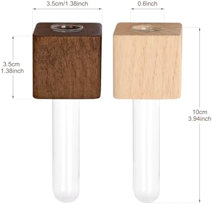 Magnetic Test Tube Flower Vases for Refrigerator, Set of 2 - Image 5