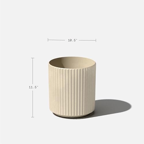 Veradek Demi Series Planter - Large Round Outdoor Planter - Image 3