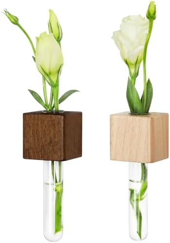 Magnetic Test Tube Flower Vases for Refrigerator, Set of 2 - Image 6