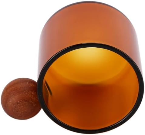 Glass Coffee Cup with Wood Handle 120ml Clear Heat Resistant Tea Mug(Brown) - Image 7
