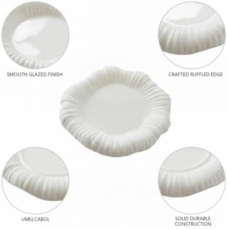 Ceramic Vanity Tray, Glazed Catchall Dish for Jewelry and Keys, Compact Organizer for Nightstand or Entryway (1 PC) - Image 6