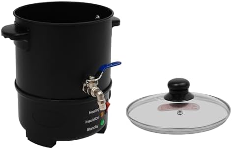 Wax Melter for Candle Making, 4 Liter Large Electric Wax Melting Pot Easy Pour Spout, Electric Non-Stick Candle Wax Melter Pot DIY Candle Making Kit w/ Adjustable Temperature for Candle Soap Cream - Image 2