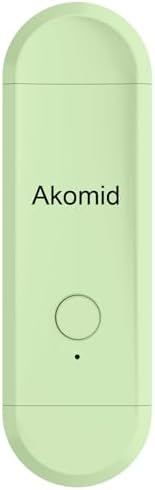 Akomid Book Light, USB Rechargeable, Eye-Cared Amber Light, 8 LEDs, Green, Modern Style, Metal & Plastic, Clip-On, Stepless Dimming, for Reading in Bed, Kids, Living Room by Akomid
