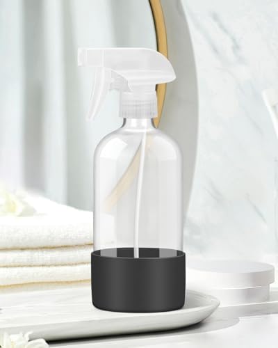 Glass Spray Bottles for Cleaning - 16 oz Spray Bottles with Silicone Sleeve - Image 5