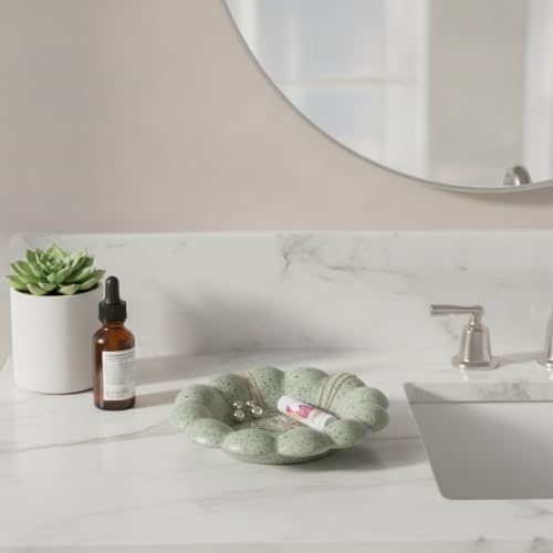 Declutter Your Space with This Irregular Ceramic Catch-All Tray for Jewelry and Keys - Image 3