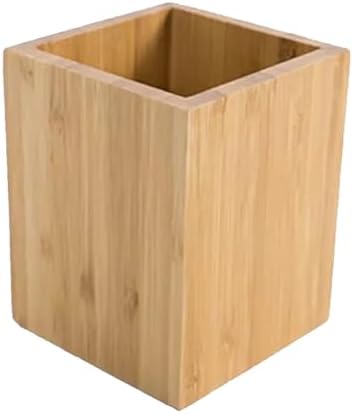 Bamboo Desk Organizer Box for Stationery and Chopsticks Desktop Use by jojofuny