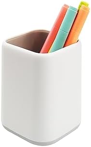 ZUFECY Pen Holder Stand for Desk, Scandinavian Design Desk Organizer Makeup Brush Holder for School, Home, Office (Gray) by ZUFECY