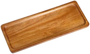 Small Wooden Narrow Tray (11.3 x 4.1 inch) Serving Tray by VSUINGO-StriveforPerfection