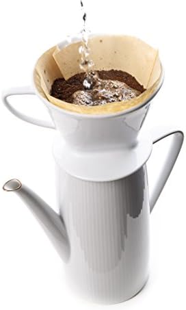 Fino Filter Cone, Fine White Porcelain, Number 2-Size, Brews 2 to 6-Servings - Image 2