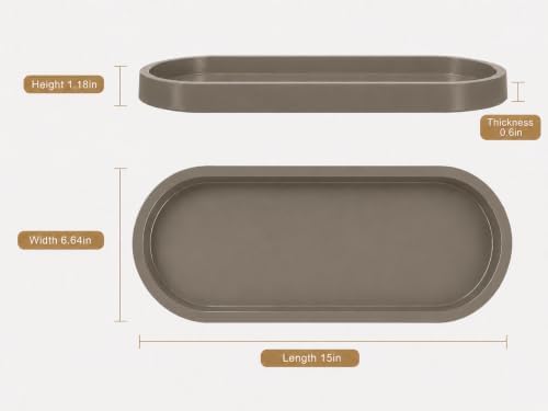 Bathroom Tray,Vanity Tray,Perfume Tray for Makeup,Perfume,Trinket - Image 6