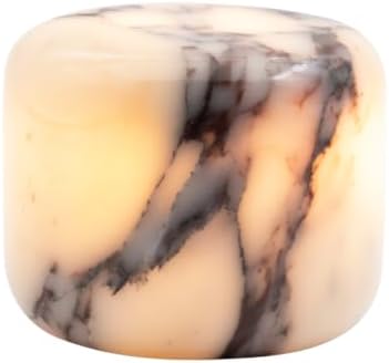 Marmor Marble Table Lamp Pat Lamp Touch Lamp Type-C 3 Way Bedside Lamps Ambient Light Bedroom Night Stands Small Night Light Decorative LED Warm Portable Lamps Rechargeable (Purple Calacatta) by Marmor