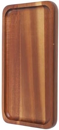 Rectangular Wooden Serving Tray for Tea, Coffee, and Desserts - Natural Wood Finish with Smooth for Home, Kitchen, or Café Decor - Elegant Japanese(TP01（Small）) - Image 6