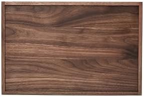 pandapark Wood Organizer Tray,Black Walnut,Desk & Drawer Storage Box (Walnut Dream) - Image 3