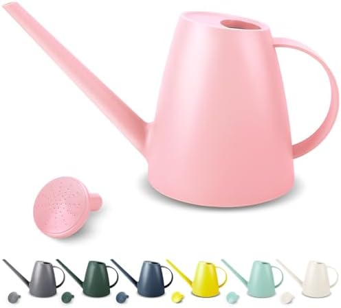 1.8L Watering Can, Watering Can Indoor Plants, Long Spout Small Water Can by QilebiGardeningSeries