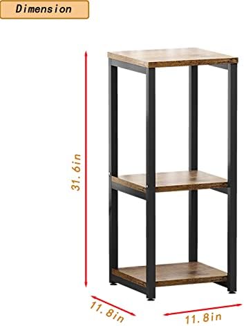 3 Tier Plant Stand Indoor Corner Tall Square Shape Plant Shelf - Image 6