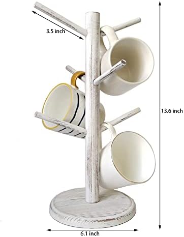 Dorhors Mug Holder Tree,Coffee Cup Holder,Mug Rack Stand Hook,Bar Organizer - Image 7