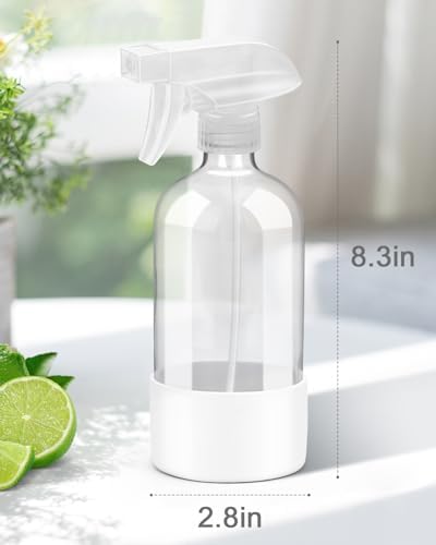 Glass Spray Bottles for Cleaning - 16 oz Spray Bottles with Silicone Sleeve - Image 4
