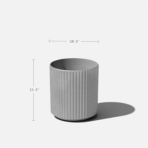 Veradek Demi Series Planter - Large Round Outdoor Planter - Image 3