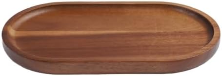 Rectangular Wooden Serving Tray Dessert Tray(TP02（Small）) by Unknown