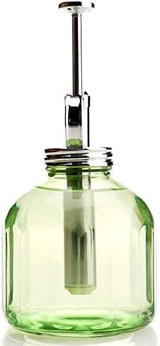 Plant Mister- Green Color Glass Bottle & Brass Sprayer (Chrome) - Image 2