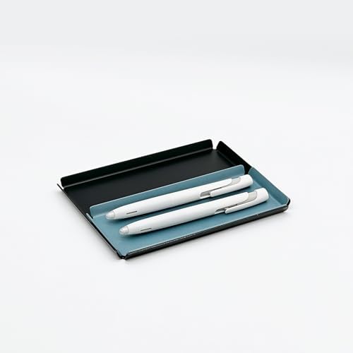 PROGETTO2.70 Aluminum Desk Tray Catchall Organizer, A7 Tall, Azure - Image 4