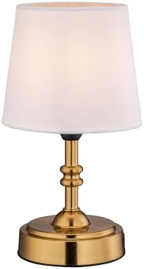 O’Bright Seraph mini – Cordless LED Table Lamp with Dimmer, Built-in Rechargeable Battery, 3-Level Brightness, Patio Table Lamp, Bedside Night Lamp, Ambient Light for Restaurant, Antique Brass by OBright