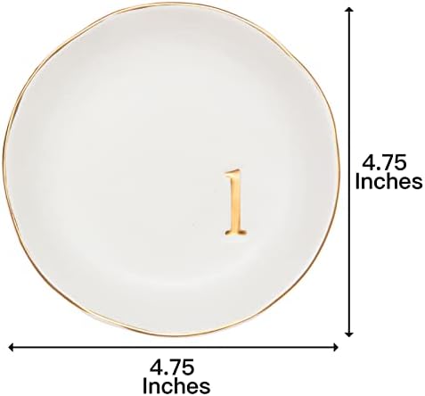 COLLECTIVE HOME Ceramic Jewelry Tray, Trinket Dish, Gifts for Women (L) - Image 2