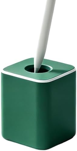 Pen Stand for Desk, 2-in-1 Single Pen Holder & Paperweight, Green by BRZUKA