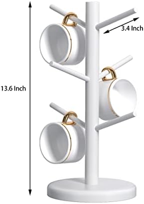 Dorhors Mug Holder Tree,Coffee Cup Holder,Mug Rack Stand Hook,Bar Organizer - Image 6