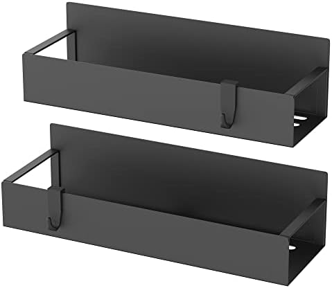 HuggieGems Metal Magnetic Spice Rack for Refrigerator2 Pack Black - Image 5