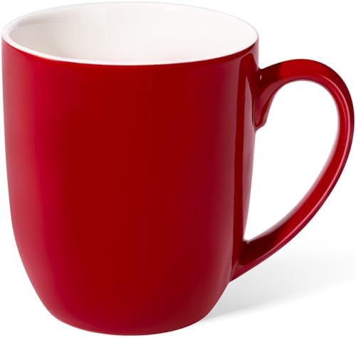 Large Ceramic Coffee Mug 16oz(475ml) Tea Cups Idea Gifts Red 1 Pack by haveyourcakeandcoffeetoo