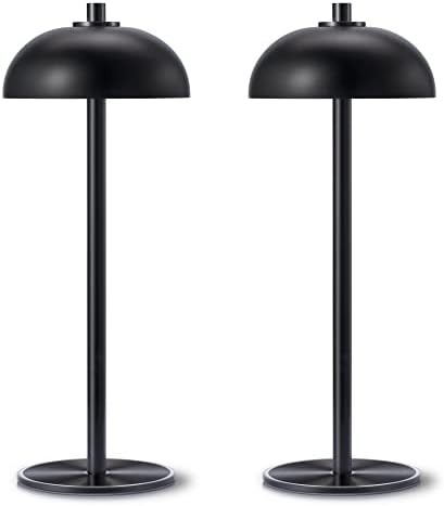 2 Pack Cordless Table Lamp Rechargeable, 5000mAh Battery Table Light by JONEMO
