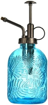 Spray Bottle for Plants, Plant Mister Spray Bottle, Glass Plant Mister Spray Bottle, Embossed Vintage Glass Watering Can, Succulent Watering Bottle with Top Pump for Outdoor (QQ) by Unknown