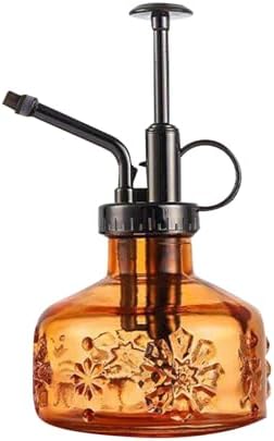 Spray Bottle for Plants, Plant Mister Spray Bottle, Glass Plant Mister Spray Bottle, Embossed Vintage Glass Watering Can, Succulent Watering Bottle with Top Pump for Outdoor (O) by Unknown