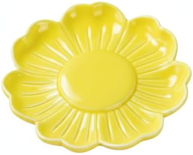 Plum Blossom Shaped Ceramic Bowl, 5.2 Inch Square by Unknown