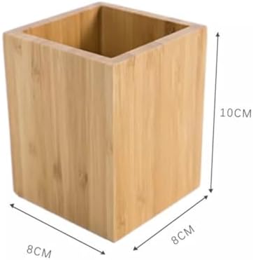 Veemoon Sturdy Bamboo Material Desk Organizing Boxes under Desk Storage Bins Stackable Storage Bins for Office - Image 5