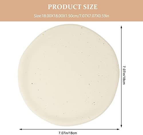 Zerodeko Ceramic Jewelry Display Organizer Tray for Earrings and Trinkets Elegant and Jewelry Storage Plate As Photo Prop and - Image 6