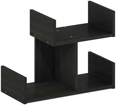 Furinno HERMITE Desk File Folder Organizers, 3-Shelf Desktop Office Organization Racks, Desk Top Display Book Shelf, for Paper, Office Supplies, Magazine, Espresso - Image 5