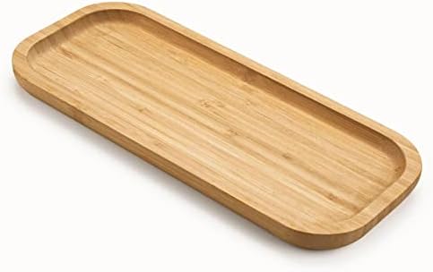 Bamboo Vanity Tray, Bathroom Counter Tray, Toilet Tank Tray, Bathroom Tray for Organizing and Home Decor, 11.8 x 5.1 x 0.8 inch by XIMISISE