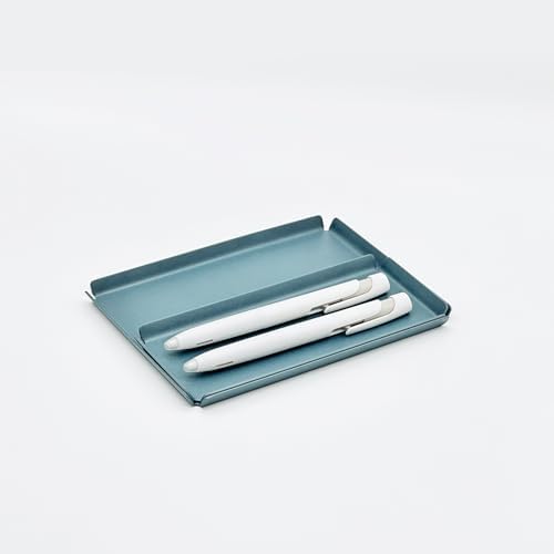 PROGETTO2.70 Aluminum Desk Tray Catchall Organizer, A7 Tall, Azure - Image 5