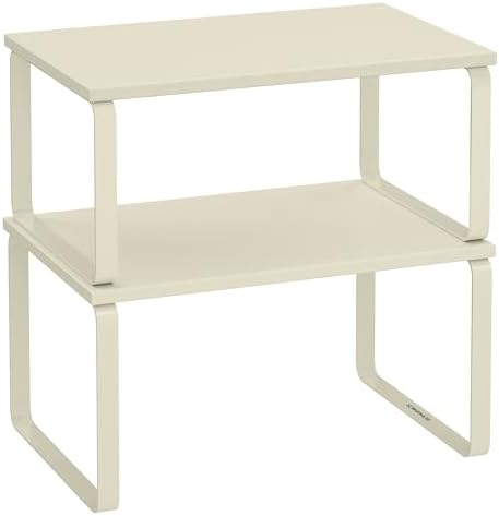SONGMICS Cabinet Organizer Shelf, Set of 2 Spice Rack, Kitchen Storage by SONGMICSbySONGMICSHOME
