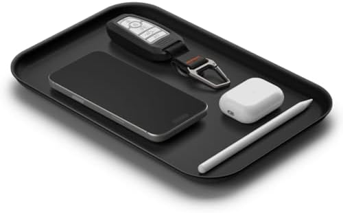 Spigen Vegan Leather Valet Tray Tech EDC Nightstand Desk Organizer by Spigen