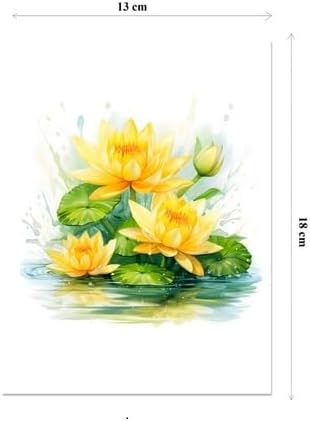 3D Pop-Up Lotus & Dragonfly Greeting Card – Handmade Floral Nature Card for Birthday, Mother’s Day, Thank You & Special Occasions F57