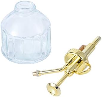 Glass Plant Mister Spray Bottle, Succulent Watering Bottle with Golden Top Pump, Vintage Plant Spritzer, Decorative Water Sprayer Small Watering Can for Indoor Outdoor Houseplant - Clear - Image 3