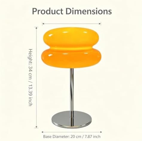 Mid Century Modern Nightstand Table Lamp for Bedroom - Image 5