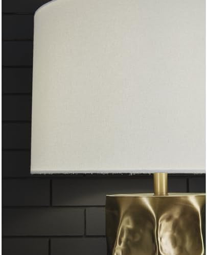 Signature Design by Ashley Marshawn Glam Metal Table Lamp with 3-Way Switch, Metallic - Image 5