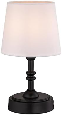 O’Bright Seraph mini – Cordless LED Table Lamp with Dimmer, Built-in Rechargeable Battery, 3-Level Brightness, Patio Table Lamp, Bedside Night Lamp, Ambient Light for Restaurant, Black by OBright