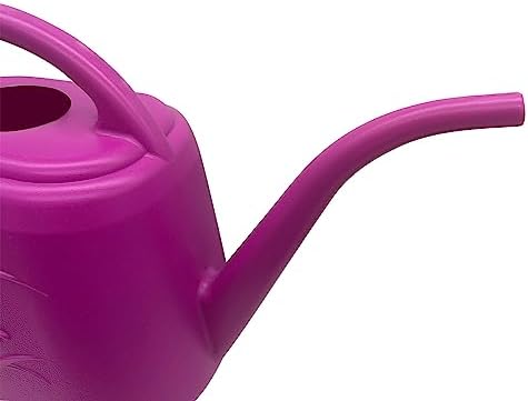 Plant Watering Can - Plastic for Indoor and Outdoor Home Plant - 1/2 Gallon - Rose Red - Image 3